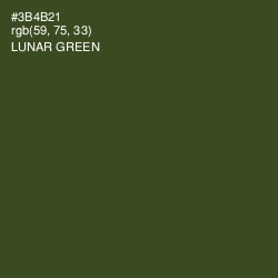 #3B4B21 - Lunar Green Color Image